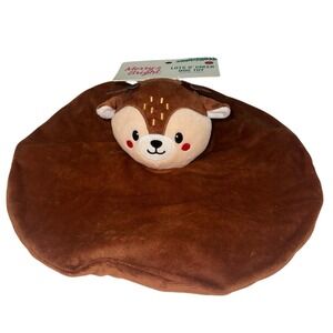 Merry and Bright Reindeer Crinkle Blanket Plush‎ Dog Toy Brown Shake Play Cutesy